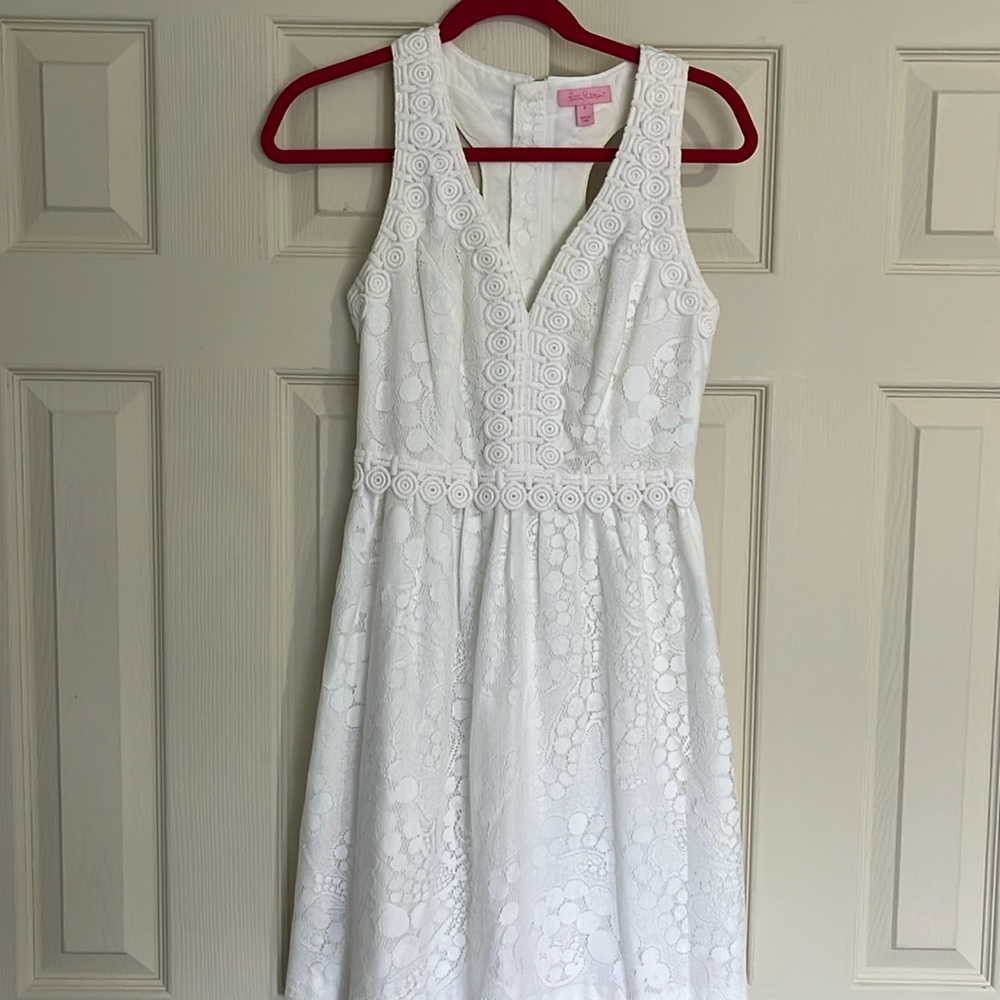 Lilly Pulitzer Litzia Dress in resort white